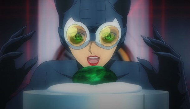 Catwoman anime style, in Catwoman: Hunted