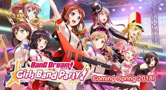 Bang Dream! Girls and Party! in English for Spring