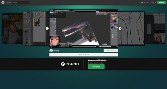 Picarto.TV - bringing live art to the masses