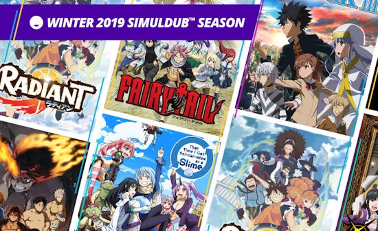 Funimation Winter Simuldubs announced