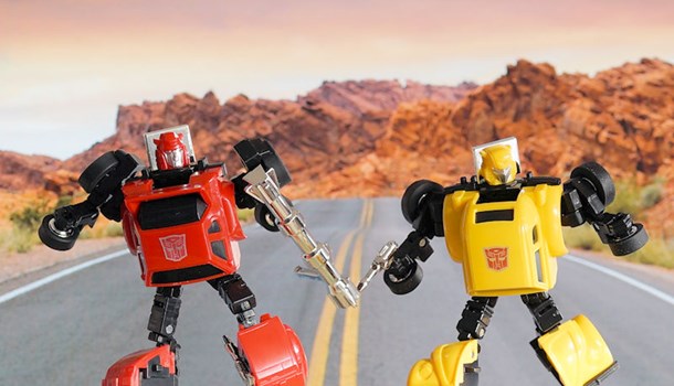 Transformers Missing Link Cliffjumper and Bumblebee