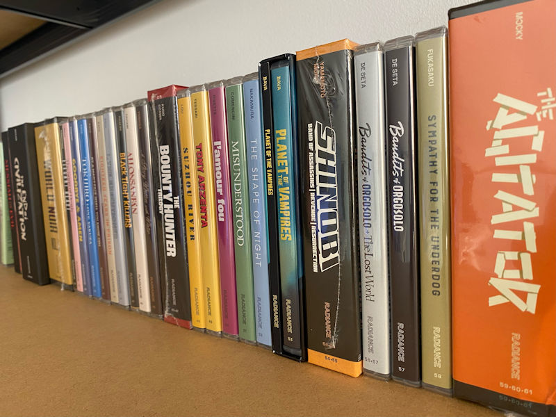 The Radiance Film Shelf