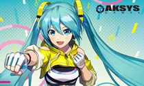 Hatsune Miku enters the ring with Boxing Fitness on Switch