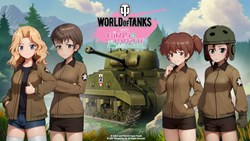 Girls und Panzer invade World of Tanks