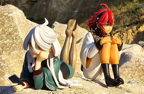 Gundam The Witch From Mercury Suletta and Miorine G.E.M. figures