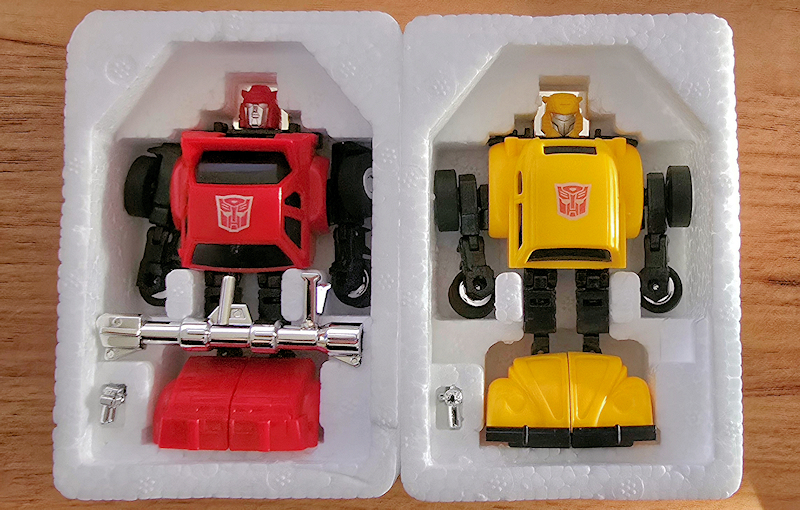 Missing Link Bumble and Cliffjumper